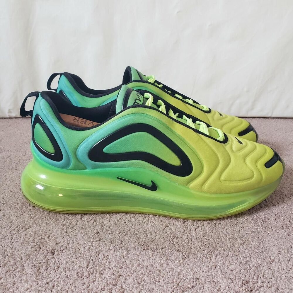 Nike Air Max 720 Volt Neon Green Size 10 Mens